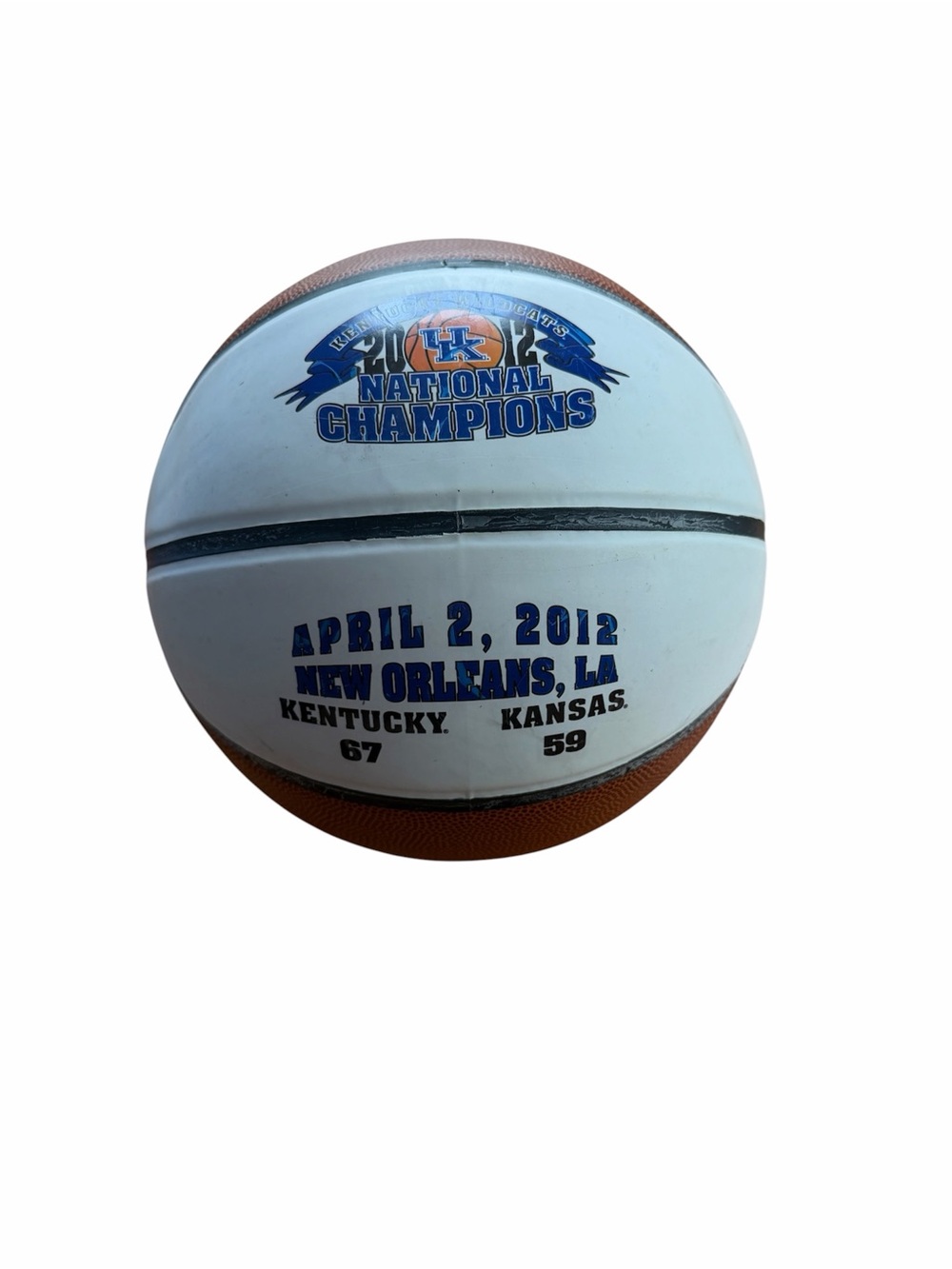 Kentucky Wildcats 2012 National Champions Basketball Souvenir April 2 New Orlean
